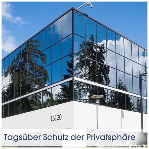 Lifetree Pellicola Per Finestre A Specchio Autoadesiva Uv Oscurante 44,5x200 Cm - Foto 2