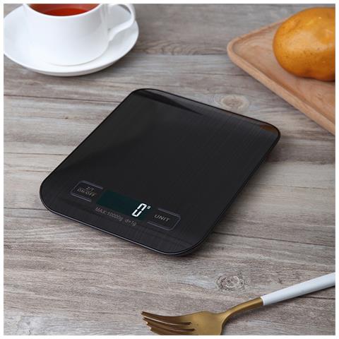 Bilancia Da Cucina Digitale Con Conversione Unità E Funzione Tara - Perfetta Per Cucinare Con Precisione 5 Kg / 1 G - Foto 5