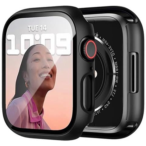 Custodia Protettiva Nera Compatibile Con Apple Watch 42mm (10a Generazione) - Foto 1