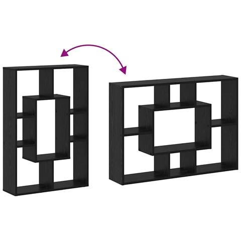 Libreria Rovere nero 63 x 20 x 90 cm Legno multistrato - Foto 9