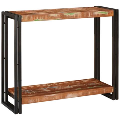 Tavolo consolle 90 x 33 x 75 cm legno massello di riciclo - Foto 1