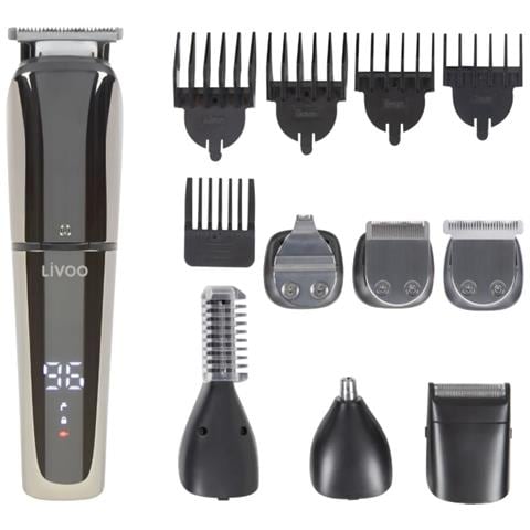 Rifinitore 7 in 1 per barba, capelli e corpo - Senza fili, batteria con durata di 90 minuti e ricaricabile, per barba, naso e orecchie - Design compatto e pratico - Foto 1