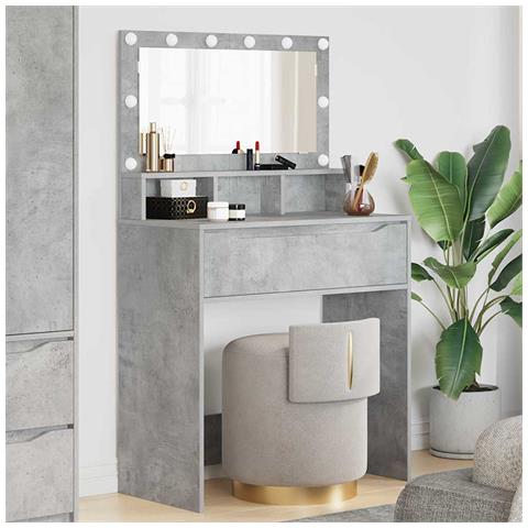 Tavoli da Trucco per Camera da Letto Grigio cemento - Foto 2