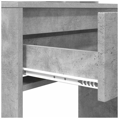 Tavoli da Trucco per Camera da Letto Grigio cemento - Foto 9