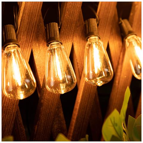 Catena Luminosa A Led Da 15 M Con 25 Lampadine Di Ricambio - Spina Eu (220v) - Foto 6