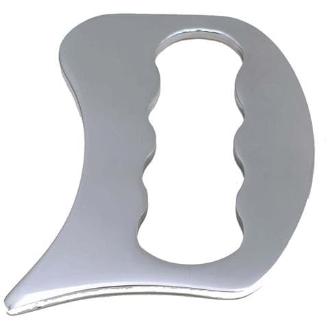 Set Da 2 Coltelli Per Fascia In Acciaio Inossidabile - Tavola Raschiante A Forma Di Osso Cavo Per Il Rilassamento Muscolare - Foto 1