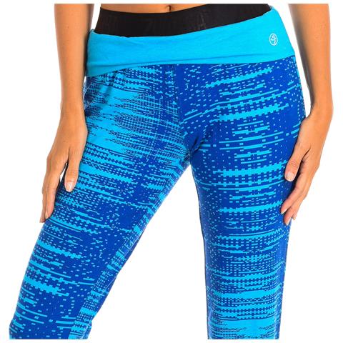 Pantaloni Capri Sportivi Da Donna Con Doppio Elastico In Vita Z1b00312 - Foto 2