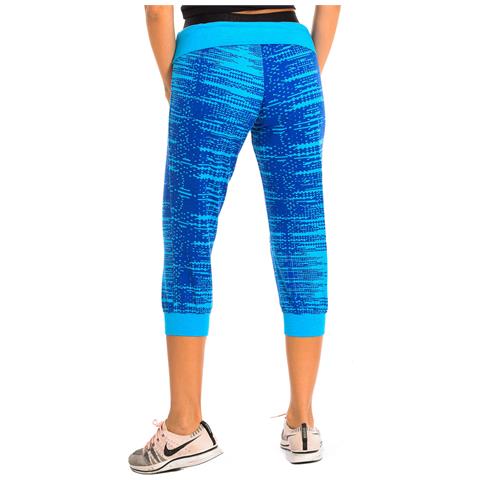Pantaloni Capri Sportivi Da Donna Con Doppio Elastico In Vita Z1b00312 - Foto 3