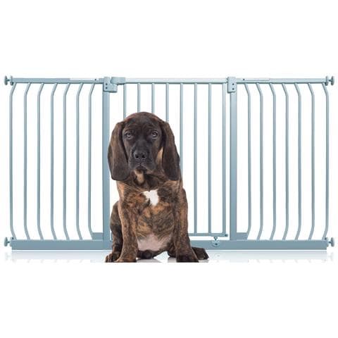 Bettacare Cancelletto Per Cani Elite Con Montaggio A Pressione, 161cm - 170cm, Grigio Opaco - Foto 1