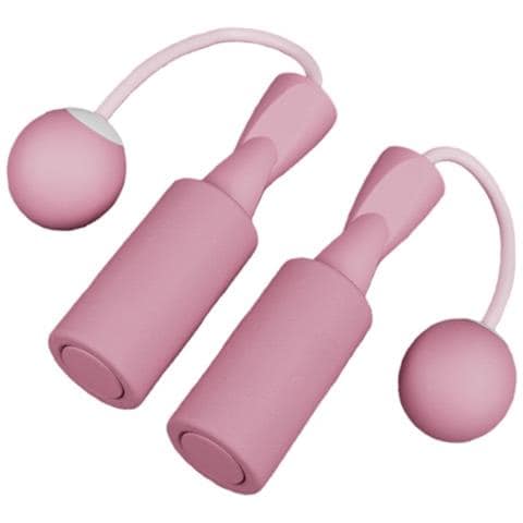 Corda Per Saltare Senza Filo Con Palla In Schiuma: Allenamento Aerobico Ponderato Per Bruciare I Grassi Pink - Foto 2