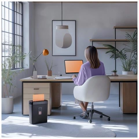 Prime M50CD-B distruggi documenti Taglio a frammenti 68 dB 22 cm Nero - Foto 6