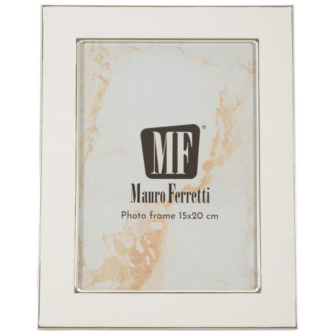 Cornice Portafoto Molly Bianca In Zinco Argento 12,5x17,5 Cm - Foto 2