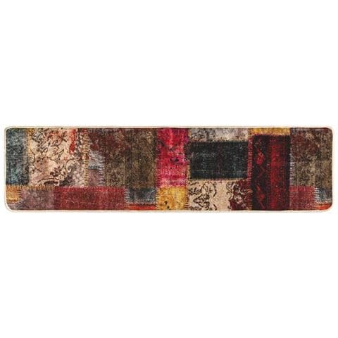 Runner Tappeto MARSA Multicolore 450 x 100 cm Poliestere e PVC - Foto 1