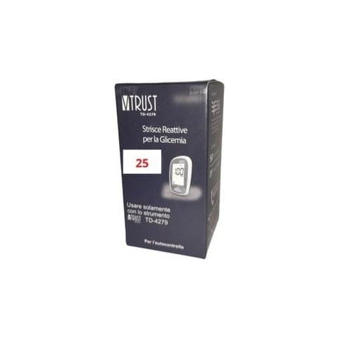 Strisce Misurazione Glicemia Vtrust TD-4279 Gluc 25 Pezzi - Foto 1
