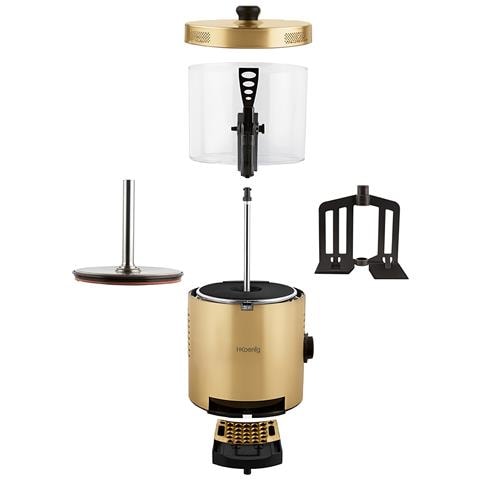 SHK804 Dispenser cioccolata calda, 1200 W, serbatoio 3 L rimovibile, termostato regolabile, oro - Foto 2