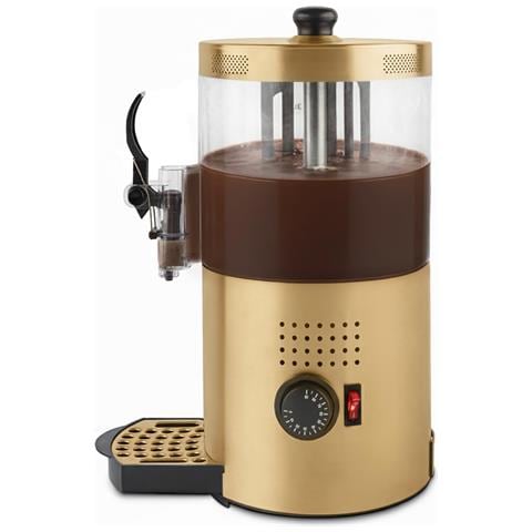 SHK804 Dispenser cioccolata calda, 1200 W, serbatoio 3 L rimovibile, termostato regolabile, oro - Foto 6