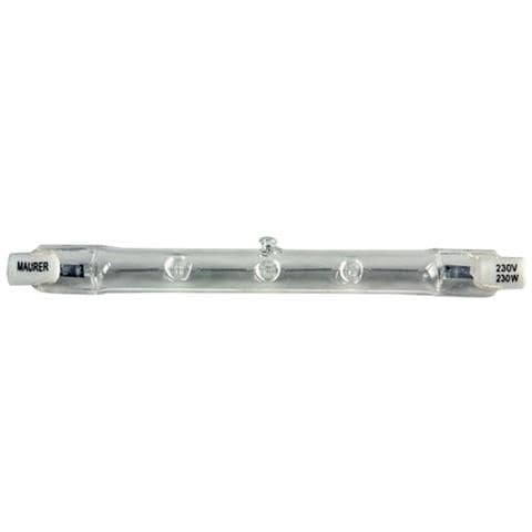 Lampadina alogena lineare luce calda 2850 K R7s W 1000 2000 H 5 Pz - Foto 1