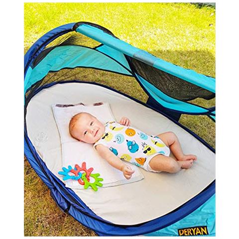 Bl-ocean Bambino Deluxe Lettino / Tenda Da Viaggio, Blu - Foto 4
