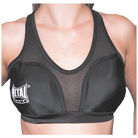 Pugilato Metal Pettorina Reggiseno Protettivo Donna Nero Xl - Foto 1