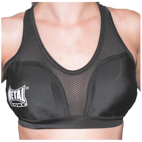 Pugilato Metal Pettorina Reggiseno Protettivo Donna Nero Xl - Foto 2