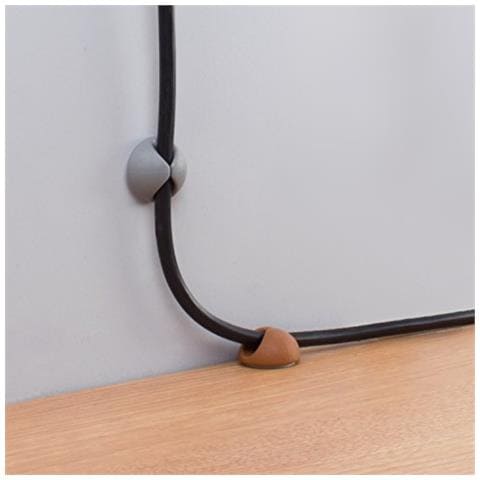 Porta Cavi E Passacavi - Cavo Candy - Fagioli Mixed Mix - Marrone Grigio - Foto 4