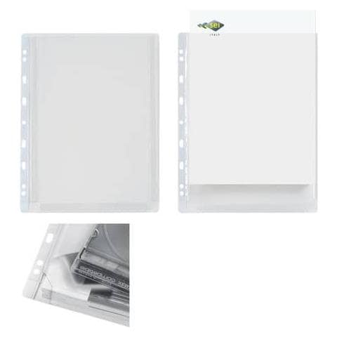 Buste Con Soffietto In Pvc Ercole Gs Con Soffietto - Altissima Capacità Trasparente 10 Pz. - 502240 - Foto 1