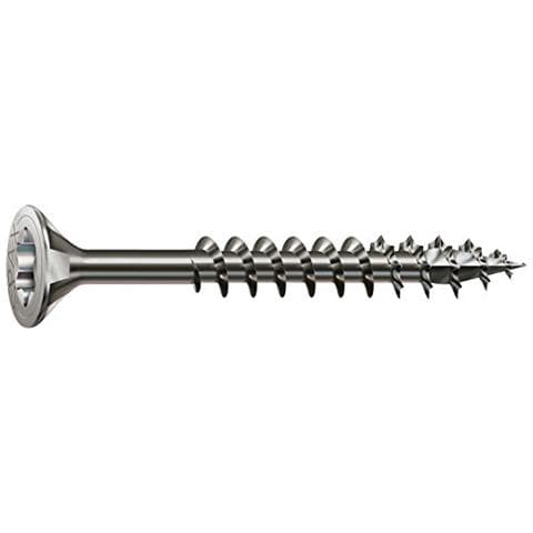 , Viti Con T-star Più Uno Svasata Testa, Filettatura Totale A2, 5 X 60 Mm, 100 Pz. - Foto 1