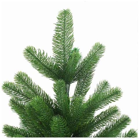 Set Albero Natale Artificiale LED e Palline Verde 210 cm - Foto 2