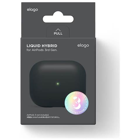 Custodia Ibrida Liquida Airpod 3 Nera - Foto 9