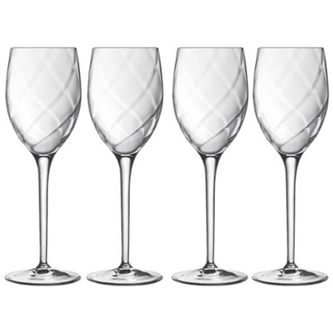 Bormioli Luigi Canaletto Set 4 Calice Acqua 27,5 Cl. Fine Vetro - Foto 2