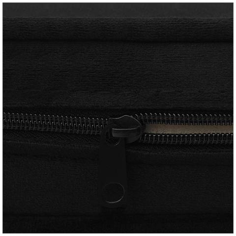 Divano Per Cani Nero 67x47x36 Cm In Peluche - Foto 2