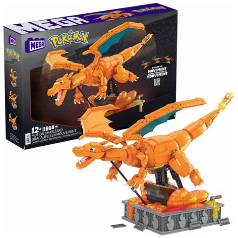 Kit Di Costruzione Mega Construx - Motion Charizard 1664 Pezzi - Foto 1