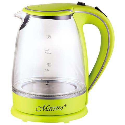 Bollitore Mr-064 Verde Trasparente Vetro 2000 W 1,7 L - Foto 1