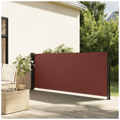 Tenda Da Sole Laterale Retrattile Marrone 100x300 Cm - Foto 1