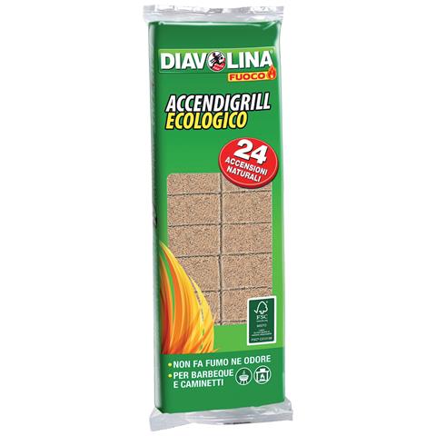 Accendifuoco 24 Cubi Diavolina Ecologico 15330 - Foto 1