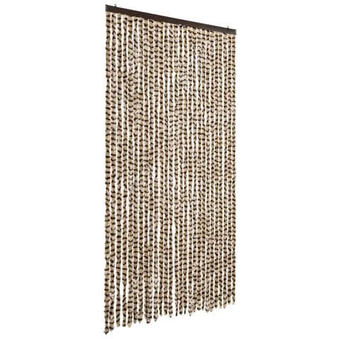 Tenda Antimosche Beige E Marrone 118x220 Cm In Ciniglia - Foto 2