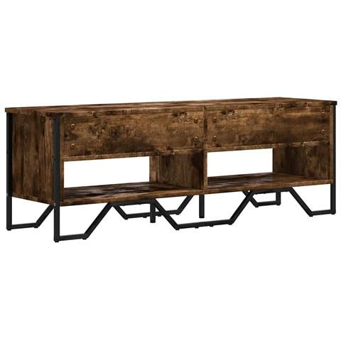 Mobile Porta Tv Rovere Fumo 122x34x41 Cm In Legno Multistrato - Foto 9