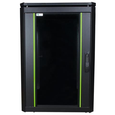 Armadio Rack RDL16U66BL da Logon 19'' 16U 600 x 600mm Nero - Foto 1