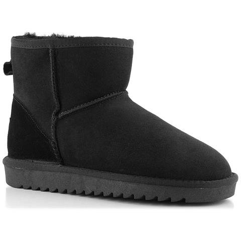 Alaska Booties Stivaletti Pelliccia Genuina Scarpe Donna Nero Eu 39, 12-29921-01 - Foto 1