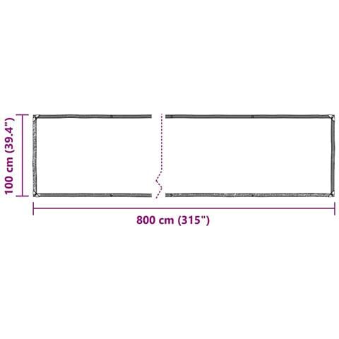 Telone Trasparente con Occhielli 1x8 m in Polietilene - Foto 2