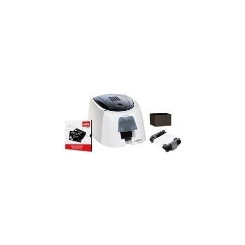 Stampante Edikio Access per Cartellini Prezzo Kit Completo con 100 Carte e Nastro Monocromatico Bianco da 500 Stampe - Foto 1