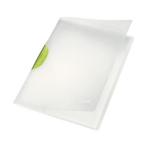 Esselte Colorclip Magic Cartellina Con Fermafoglio Verde Scuro, Traslucido Polipropilene (pp) - Foto 1