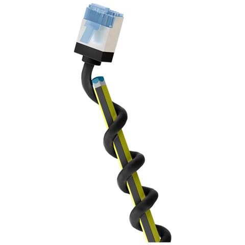 74316 cavo di rete Nero 0,15 m Cat6a U /FTP (STP) - Foto 1