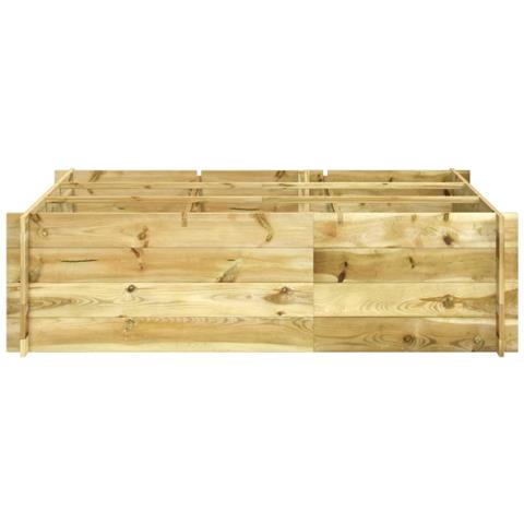 Letto Rialzato 150x100x40 Cm In Legno Impregnato - Foto 1