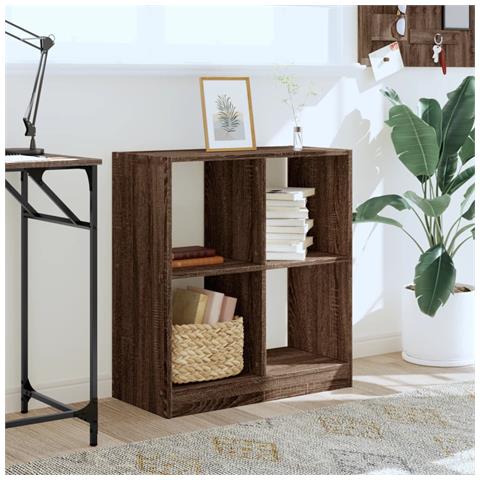 Lusso Casadino - Libreria Rovere Marrone 68,5x32x75 Cm In Legno Multistrato - Foto 2