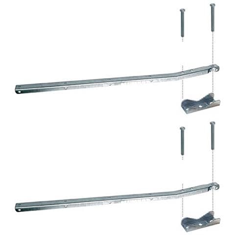 Stendibiancheria Da Balcone Fisso Zincato Coppia 2 Pezzi Zb066p - Foto 1