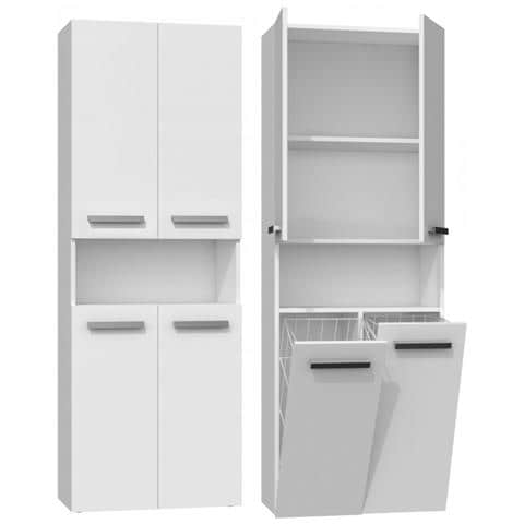 NEL 2K DK BIEL armadietto di conservazione per bagno Bianco - Foto 1