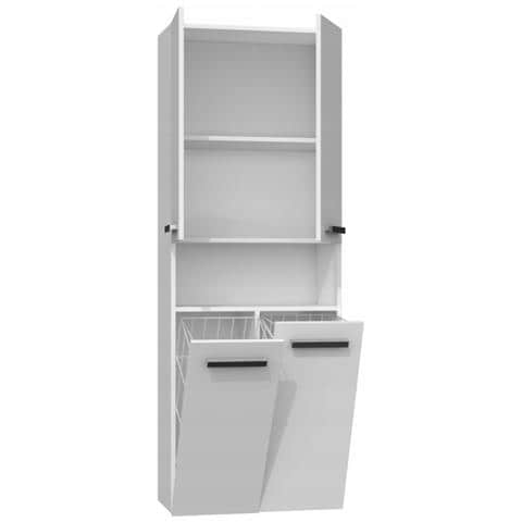 NEL 2K DK BIEL armadietto di conservazione per bagno Bianco - Foto 2