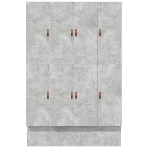 Struttura Letto con Contenitore Grigio Cemento 150x200 cm - Foto 9