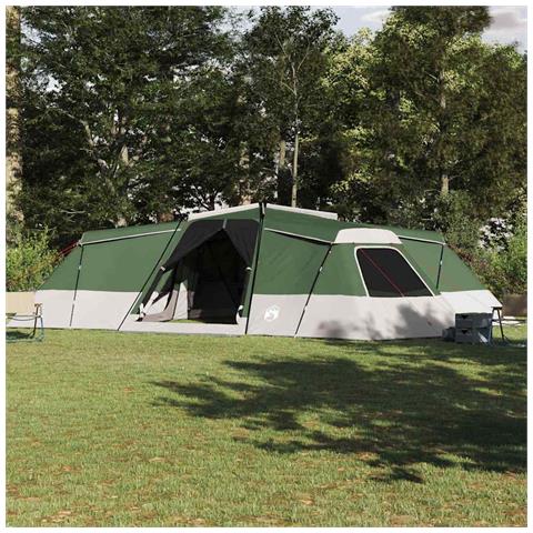 Tenda Familiare Verde 833 x 585 x 216 cm Poliestere - Foto 2
